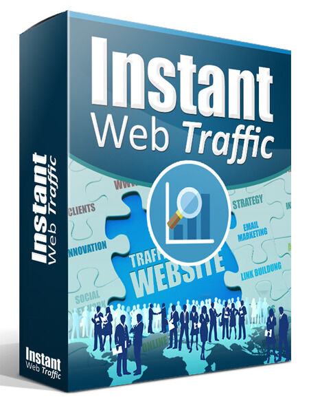 eCover representing Instant Web Traffic Newsletter Series 2016  with Private Label Rights