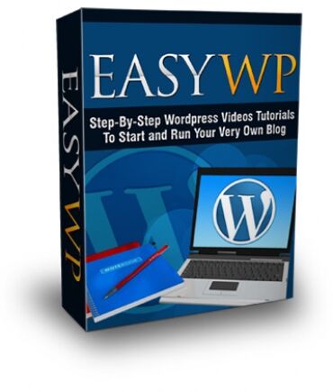 eCover representing Easy WP Videos, Tutorials & Courses with Master Resell Rights