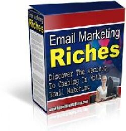 eCover representing Email Marketing Riches eBooks & Reports with Master Resell Rights