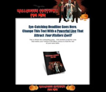 eCover representing Halloween Costumes For Men eBooks & Reports with Master Resell Rights