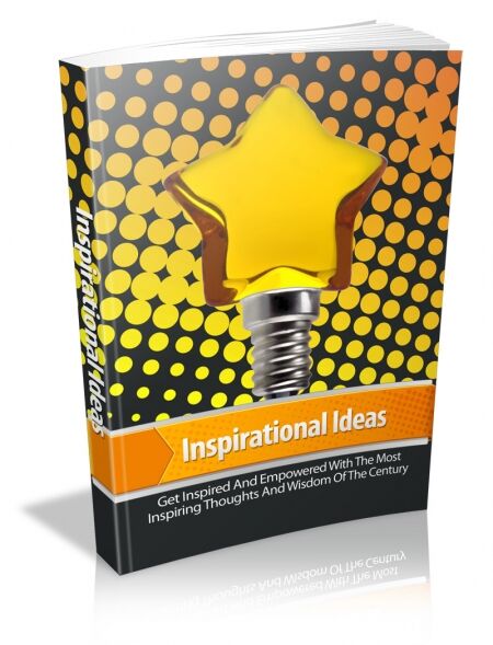 eCover representing Inspirational Ideas eBooks & Reports with Master Resell Rights