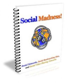 eCover representing Social Madness! eBooks & Reports with Private Label Rights