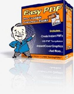 eCover representing Easy PDF Toolkit  with Master Resell Rights