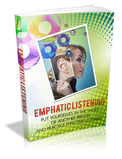 eCover representing Emphatic Listening eBooks & Reports with Master Resell Rights