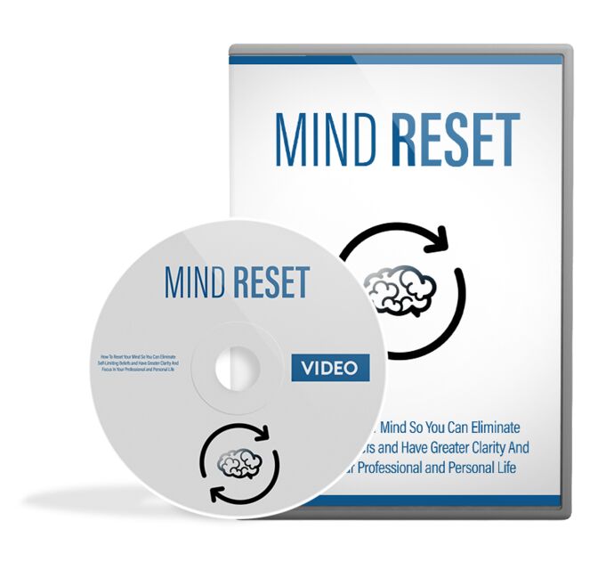 eCover representing Mind Reset Video Upgrade eBooks & Reports/Videos, Tutorials & Courses with Master Resell Rights