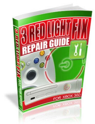 eCover representing 3 Red Light Fix Repair Guide For xBox 360 eBooks & Reports/Videos, Tutorials & Courses with Master Resell Rights