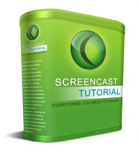 eCover representing Screencast Tutorial Videos, Tutorials & Courses with Private Label Rights