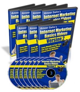 eCover representing Internet Marketing Basics Videos : Version 2 Videos, Tutorials & Courses with Master Resell Rights