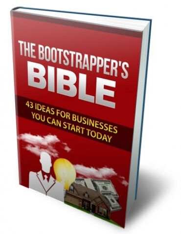 eCover representing The Bootstrapper's Bible eBooks & Reports with Master Resell Rights