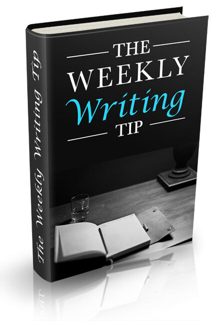 eCover representing Weekly Writing Tips eBooks & Reports with Personal Use Rights