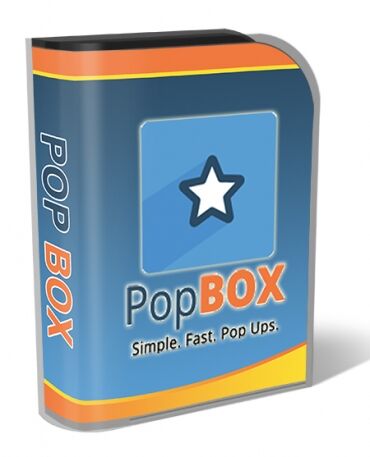 eCover representing WP Pop Box Plugin  with Private Label Rights