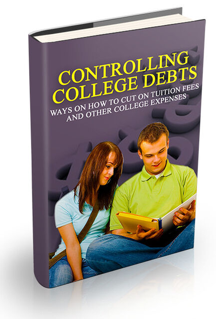 eCover representing Controlling College Debts eBooks & Reports with Master Resell Rights