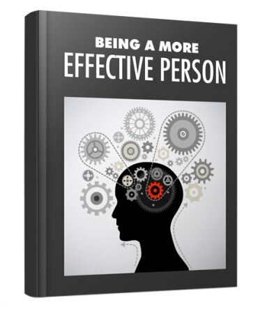eCover representing Being A More Effective Person eBooks & Reports with Master Resell Rights