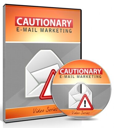eCover representing Cautionary Email Marketing Video Upgrade eBooks & Reports/Videos, Tutorials & Courses with Master Resell Rights