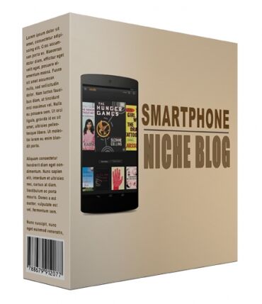 eCover representing Smartphone Photo Flipping Niche Blog  with Personal Use Rights