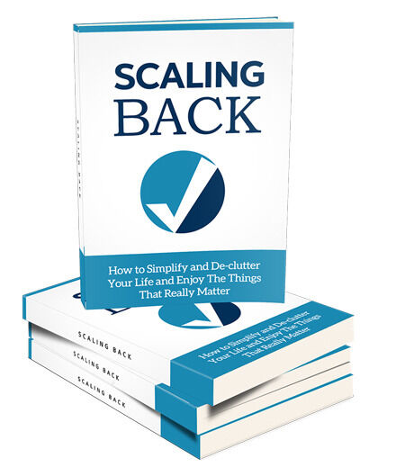 eCover representing Scaling Back eBooks & Reports with Master Resell Rights