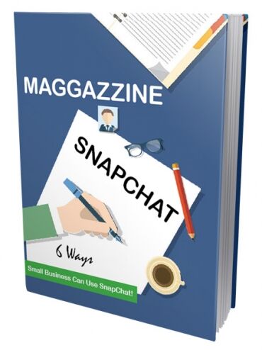 eCover representing Maggazzine SnapChat eBooks & Reports with Private Label Rights