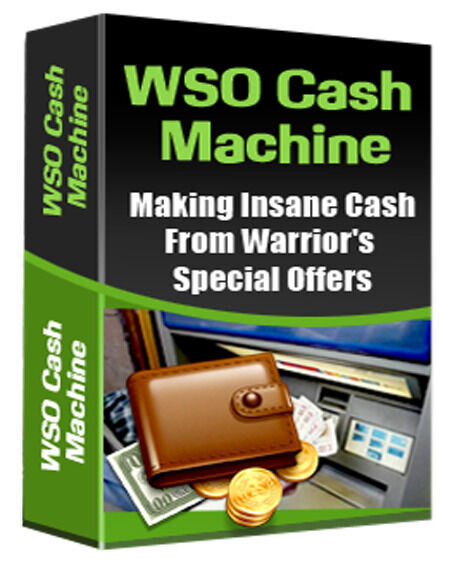eCover representing WSO Cash Machine eBooks & Reports/Videos, Tutorials & Courses with Master Resell Rights