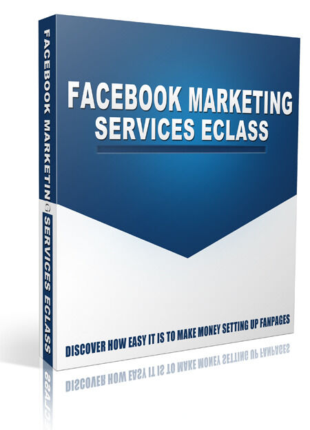 eCover representing Facebook Marketing Services eClass Videos, Tutorials & Courses with Private Label Rights