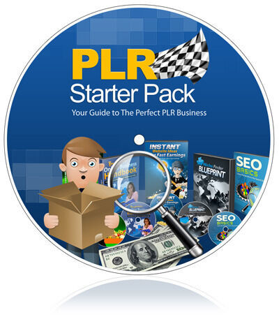 eCover representing PLR Starter Pack eBooks & Reports with Master Resell Rights
