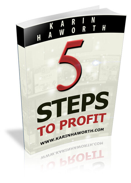 eCover representing 5 Steps to Profit eBooks & Reports with Master Resell Rights