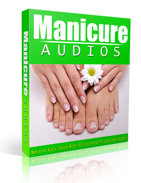 eCover representing Manicure Audio Tracks Audio & Music with Private Label Rights