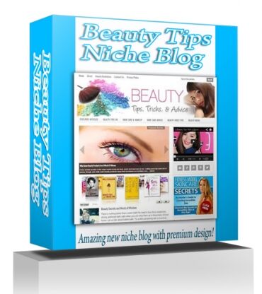 eCover representing Beauty Tips Niche Blog eBooks & Reports with Private Label Rights