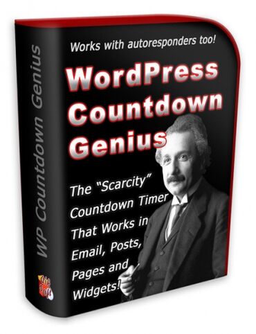 eCover representing WP Countdown Genius Plugin eBooks & Reports with Private Label Rights