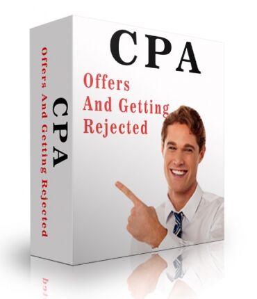 eCover representing CPA Offers And Getting Rejected eBooks & Reports with Private Label Rights