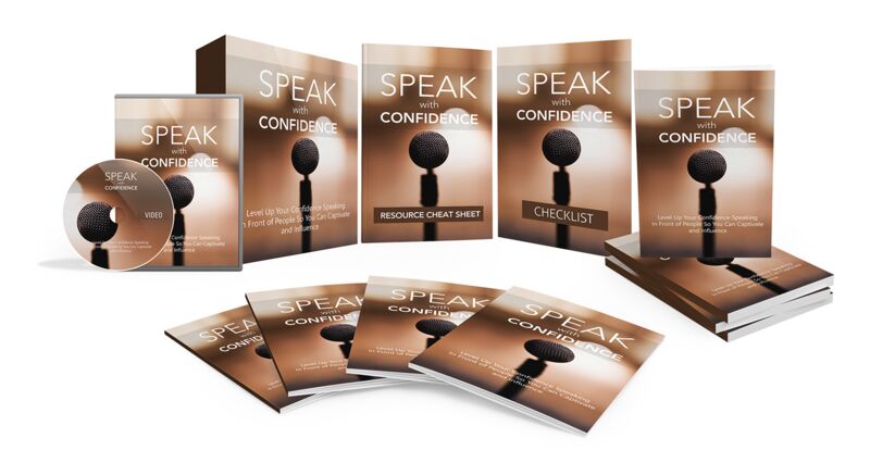 eCover representing Speak With Confidence Video Upgrade Videos, Tutorials & Courses with Master Resell Rights