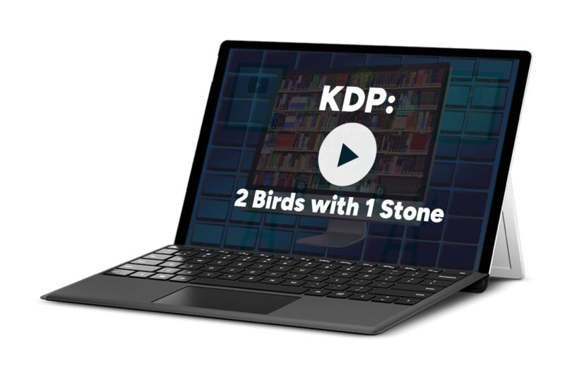eCover representing KDP: 2 Birds with 1 Stone Videos, Tutorials & Courses with Master Resell Rights