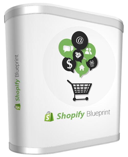 eCover representing Shopify Blueprint eBooks & Reports/Videos, Tutorials & Courses with Master Resell Rights