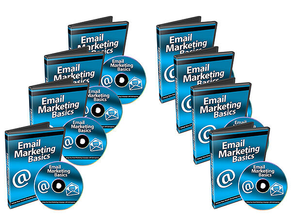 eCover representing Email Marketing Basics Video Course Videos, Tutorials & Courses with Private Label Rights