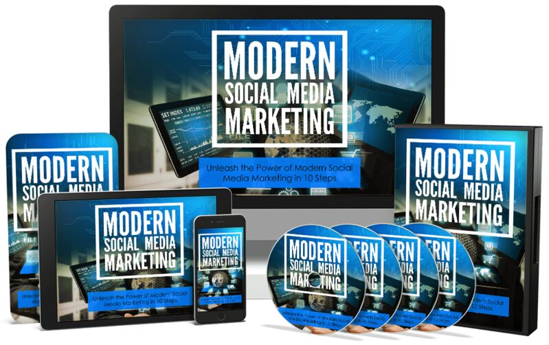 eCover representing Modern Social Media Marketing Video Upgrade eBooks & Reports/Videos, Tutorials & Courses with Master Resell Rights