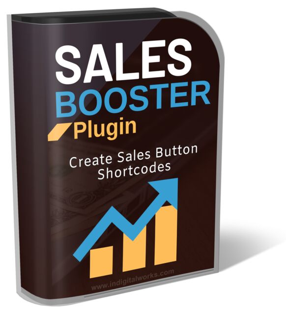 eCover representing WP Sales Booster Plugin  with Resell Rights