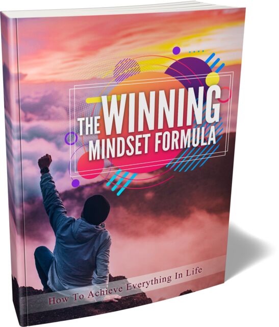 eCover representing The Winning Mindset Formula eBooks & Reports with Master Resell Rights