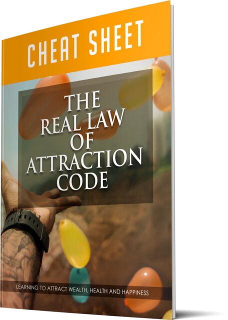 eCover representing The Real Law Of Attraction Code eBooks & Reports with Master Resell Rights