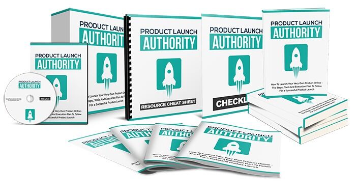 eCover representing Product Launch Authority eBooks & Reports with Master Resell Rights