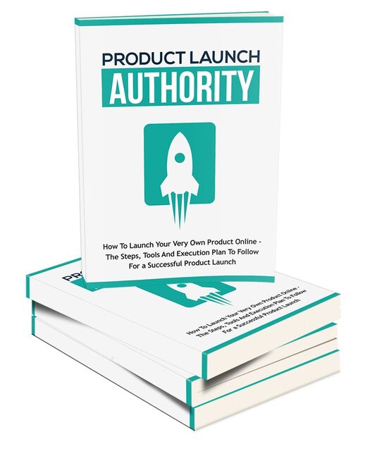eCover representing Product Launch Authority eBooks & Reports with Master Resell Rights