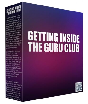 eCover representing Getting Inside The Guru Club Audio & Music with Private Label Rights