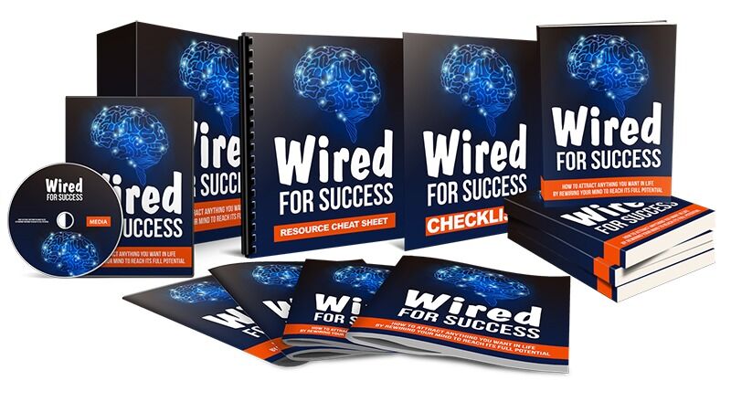 eCover representing Wired For Success eBooks & Reports/Videos, Tutorials & Courses with Master Resell Rights
