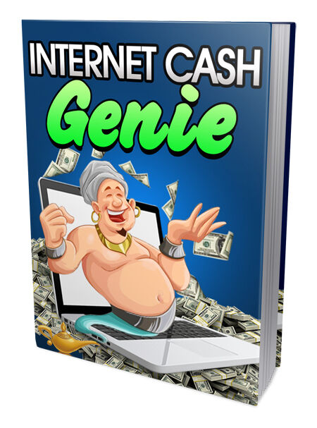 eCover representing Internet Cash Genie eBooks & Reports with Private Label Rights