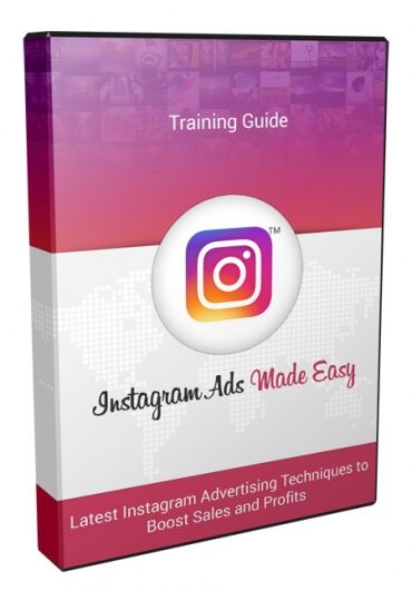 eCover representing Instagram Ads Made Easy OTO Videos, Tutorials & Courses with Personal Use Rights