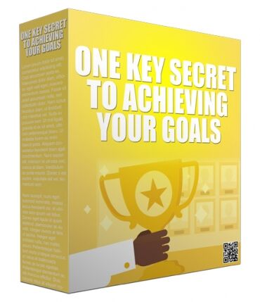 eCover representing One Key Secret to Achieving Your Goals Audio & Music with Master Resell Rights