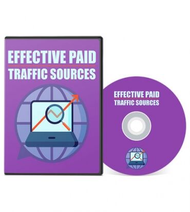 eCover representing Effective Paid Traffic Sources Videos, Tutorials & Courses with Private Label Rights