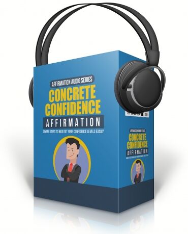 eCover representing Concrete Confidence Affirmation Audio & Music with Master Resell Rights