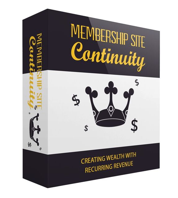 eCover representing Membership Site Continuity GOLD eBooks & Reports with Master Resell Rights