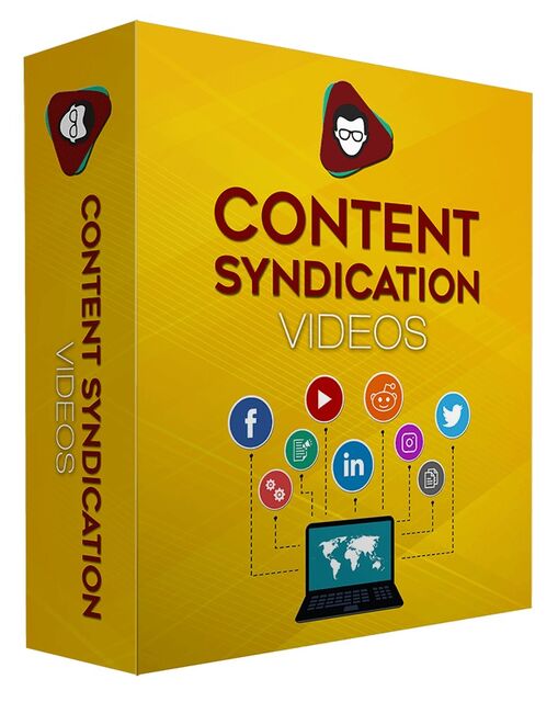eCover representing Content Syndication Videos, Tutorials & Courses with Master Resell Rights