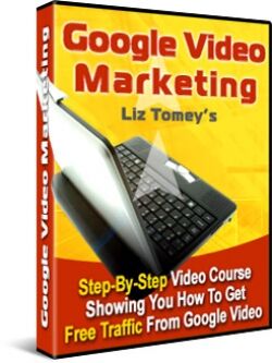 eCover representing Google Video Marketing eBooks & Reports with Master Resell Rights