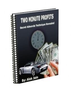 eCover representing Two Minute Profits eBooks & Reports with Master Resell Rights